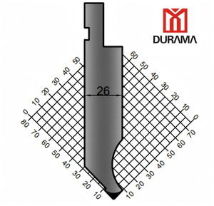 SERISE 14 DURAMA Gooseneck Punch for Hydraulic Press Brake 