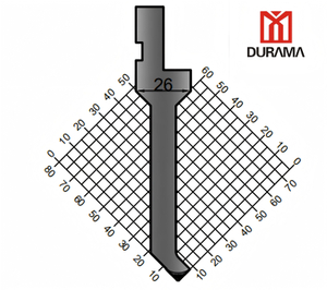 SERISE 15 DURAMA Gooseneck Punch for Hydraulic Press Brake 