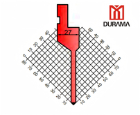 SERISE 2 DURAMA Gooseneck Punch for Hydraulic Press Brake 