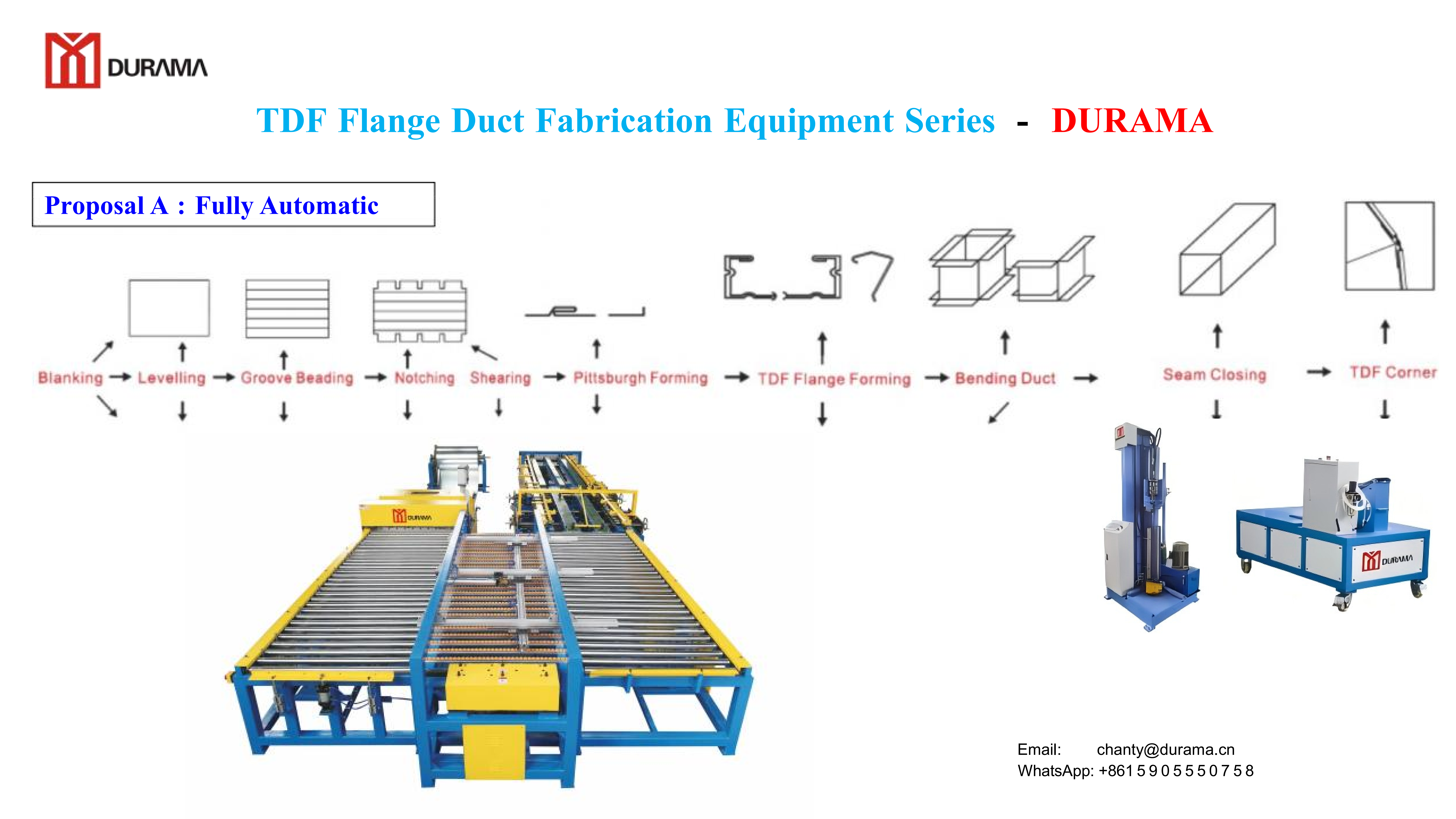 DURAMA TDF Flange Duct (Line 5)