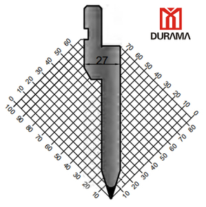 SERISE 4 DURAMA Gooseneck Punch for Hydraulic Press Brake 